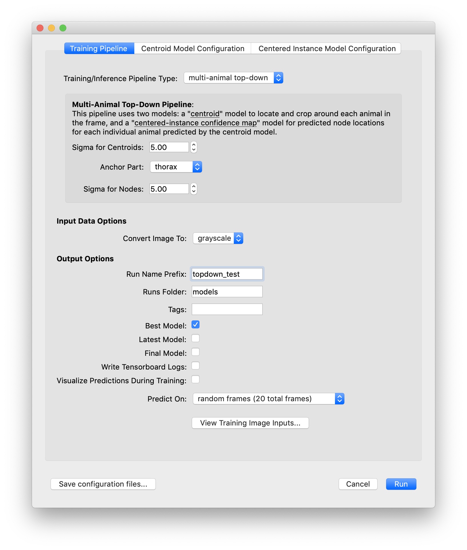 Training Dialog