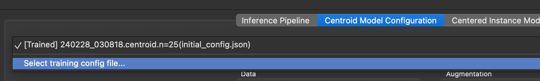 Tracking new data - SLEAP Documentation