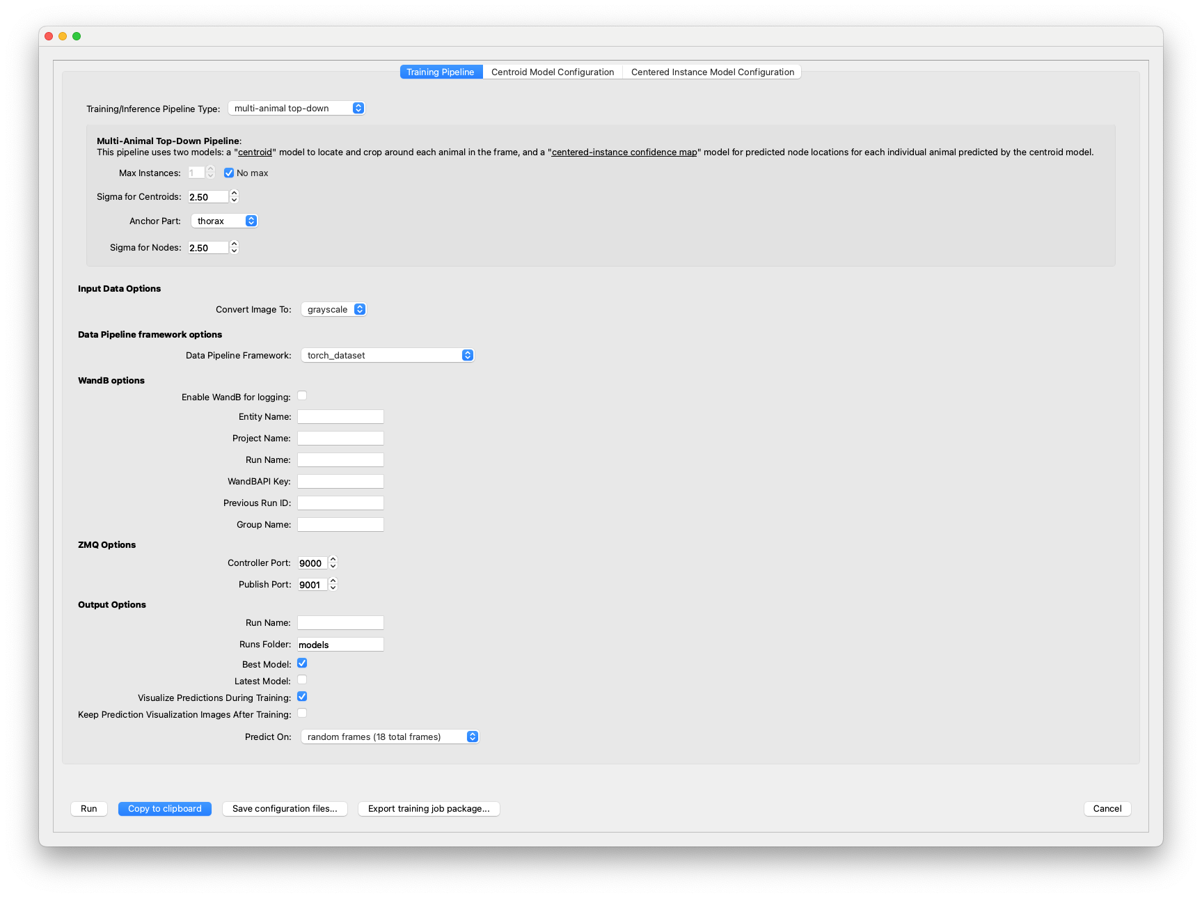 Training Dialog